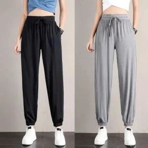 ONM 홈웨어 여자조거팬츠 조거팬츠 시원한바지 쿨바지