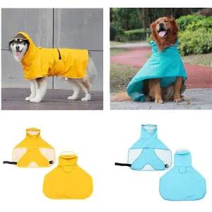 [콩심팥심]강아지 우비 레인코트 판초 비옷 바람막이 산책 3XL 반려동물용품