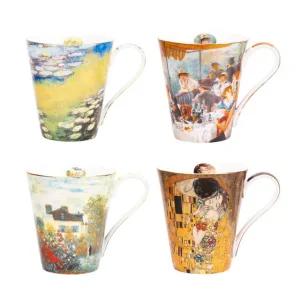 내셔널 헤리티지 명화 머그세트 4P - 모네클림트 코스트코