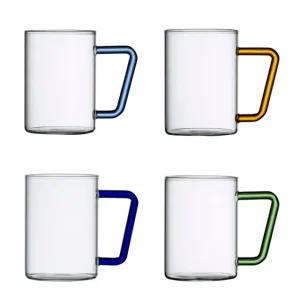 비전글라스 컬러 핸들 머그 500ml 4P 코스트코