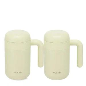 텀스 슈슈 스테인레스 핸들 머그 470ml 2P - 애플그린 코스트코