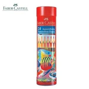 파버카스텔 수채색연필 라운드 틴.24색.1통/24색 (W029C18)