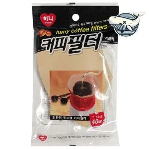 핸드드립 커피 종이 여과지 40매 고급