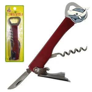 다용도 캔 병따개 와인 오프너 멀티 툴 캔형