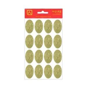 세모네모 청첩장 견출지 10-813 4매 감사 33x18