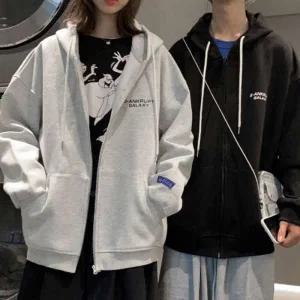 남녀공용 후드집업 기모안감 무지 오버핏