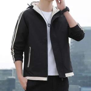 남녀공용 배색 낚시 바람막이 자켓 간절기 점퍼