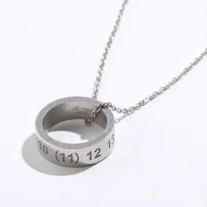 [메종마르지엘라]25SS 메종마르지엘라 넘버 로고 링 목걸이 SI8UU0001 SV0129 951