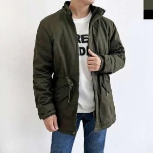 남자 겨울 후드 야상점퍼 후드 털 탈부착