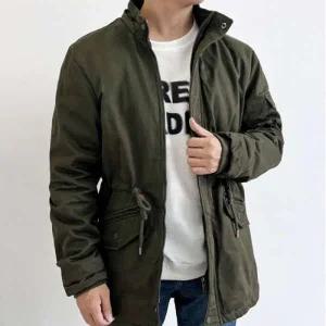 남자 겨울 야상 점퍼 데일리 털후드 자켓