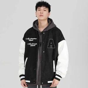 남성 항공 점퍼 오버핏 자켓 야구 재킷 2종 세트