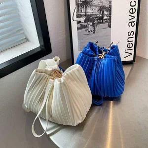 플리츠 봄 투웨이 백 직장인 쇼퍼 여성 데일리 고급