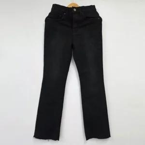 빅사이즈 510 데일리부츠컷블랙데님진 DLOU025