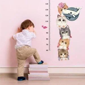 아기 성장측정 스티커 유아 키재기 벽면 장식