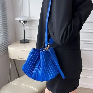 플리츠 봄 투웨이 백 직장인 쇼퍼 여성 데일리 숄더