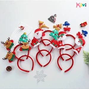 [보리보리/키즈비전]크리스마스 스프링 머리띠 12개 SET (랜덤)