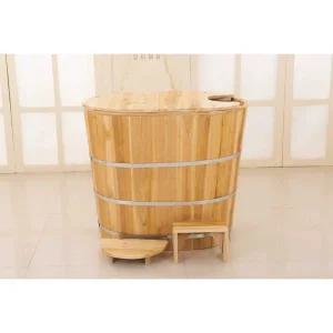 1인 욕조 가정용 홈사우나 반신욕 접이식 히노끼 원룸