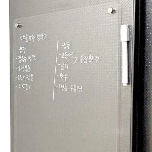 자석 대형 투명 메모 아크릴 보드판 아크릴메보보드