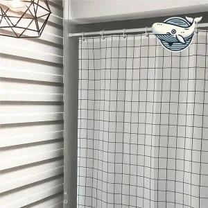 조절 가능 샤워 커튼 봉 실내 욕실 압축봉