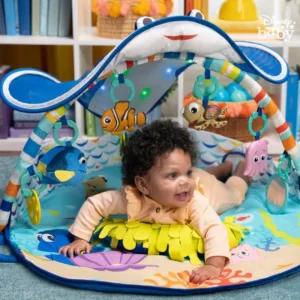 스엔코샵 아기 체육관 뮤직앤라이트 발달완구 디즈니