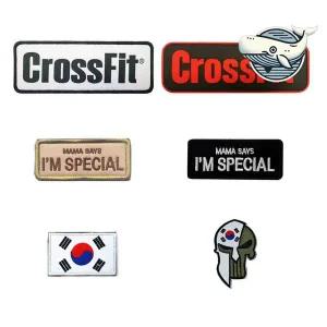 실리콘 방울 자수 패치 장식 악세사리 가방 가방와펜 찍찍이와펜