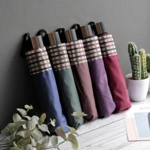 고급스러운 3단 거꾸로 우산