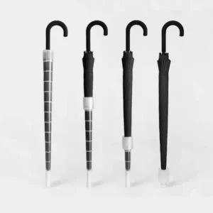 빗물받이 장우산 튼튼한 자바라 캡 장우산