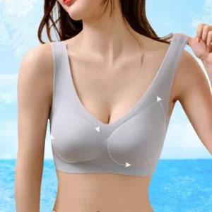 시원한 노와이어 브라 편한 메쉬 여성 패드 속옷 얇은 스포츠