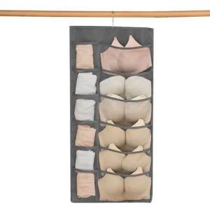 양면 포켓 속옷 수납걸이 옷걸이 행잉 양말 정리함 옷걸이포켓 옷걸이수납포켓