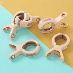 이시아르 빨래집게 5P세트 빨래 널기 편리한 고리 이불집게 대형빨래집게 피치빨래집게