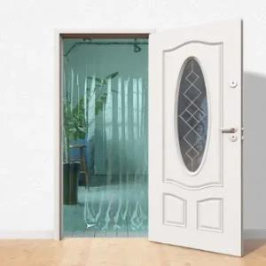 1개 그린투명 현관 비닐 문발 커튼 커텐 파리퇴치 비