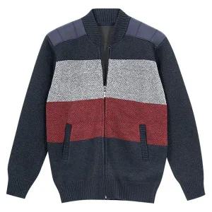 [디바옴므]꽈베기 니트 집업 겨울 기모안감 가디건 자켓