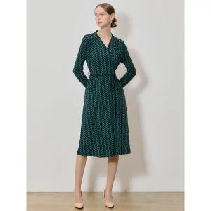 [하프클럽/]슬림핏 에센셜 랩 원피스