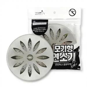 더웰 모기향연소기 거치대 받침대 케이스 뚜껑있는 (블랙포장)