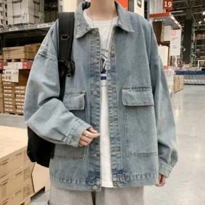 남녀공용 캐주얼 오버핏 청자켓 JSC-d0180