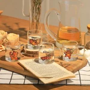 호랑이해 의미있는 호랑이 캐릭터 소주잔 4P 세트