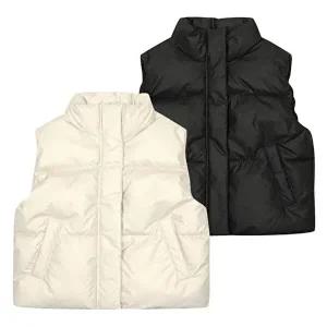 [셀러허브 1]더센트럴 소이주니어 TC01 레더라이크 웰론 조끼  25W0152