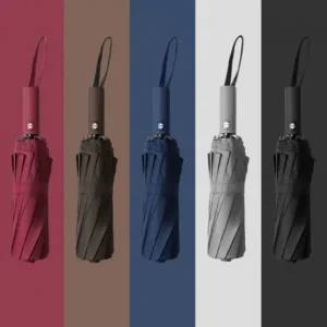 튼튼한 접이식 3단 자동우산 전자동우산 12k 5color