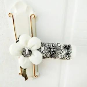 플라워 포인트 정전기방지 일자형 손잡이커버 일자손잡이 방문커버 방문손잡이 문고리커버 문콕방지 커버