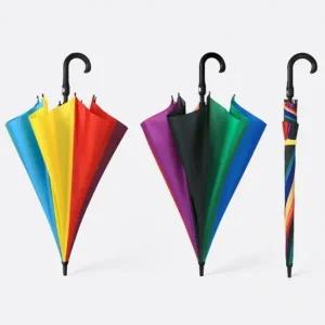 비비드한 컬러조합 8K 튼튼한 자동 장우산