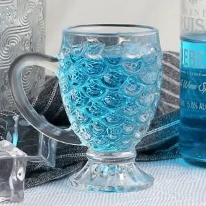 물고기 비늘 패턴 특이한 소주잔 50ml