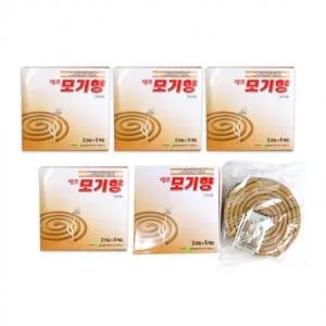 모기향 그린세이프 에프모기향(10P)-5개 모기퇴치제 벌레퇴치 해충퇴치