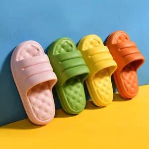 층간소음방지 EVA 마카롱 구름슬리퍼 실내화 5컬러 쿠션슬리퍼 실내슬리퍼 거실실내화 층간소음 슬리퍼