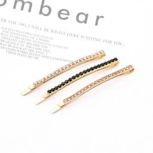 큐빅 포인트 라인 헤어핀 3종 머리핀 헤어클립 헤어집게핀 미니집게핀 올림머리 앞머리정리핀 실핀