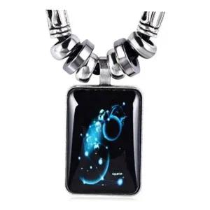 목걸이 크리스탈 물병자리 별자리 행운