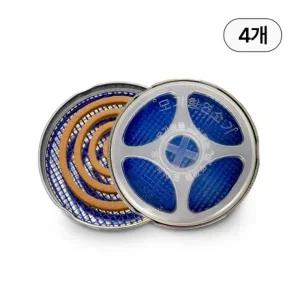 모기향 연소기(1P) 국산 벌크-4개 거치대 받침대 케이스 뚜껑있는