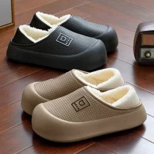귀여운 EVA 웜핏 털슬리퍼 남성 실내화 2color