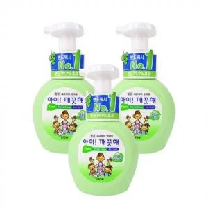 아이깨끗해(용기 250ml) 청포도-3개 유아핸드워시 핸드워시 거품비누 손세정제