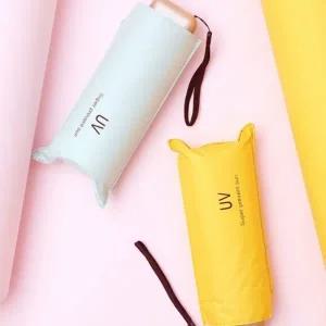 파스텔 자외선차단 5단 파스텔 미니 암막우산 97cm 예쁜양산 암막우산 미니우산 포켓우산 수동양산 초경량