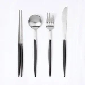 보겐 에펠 샤틴 블랙 디너 스푼 숟가락 수저 식기 티타늄숟가락 예쁜숟가락 가벼운숟가락